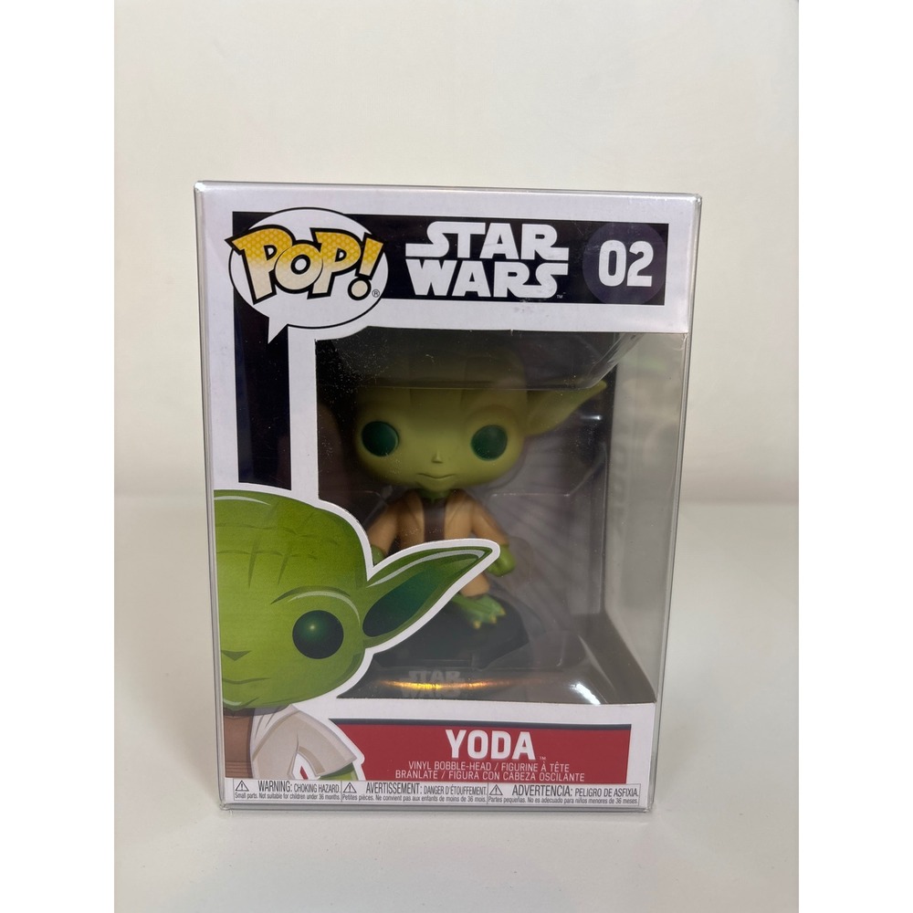 Funko Pop Star Wars Yoda 02 Vinyl Bobble-Head Figure with Protector Case
